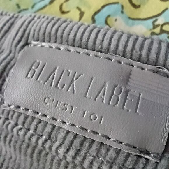 Black Label C'est Toi Gray Corduroy Miniskirt L Grunge Y2K Classics - Picture 3 of 5